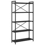 Casa si Gradina - Mobilier - Biblioteci si rafturi - Biblioteci - Biblioteca Stejar negru 80 x 30 x 153 cm Lemn compozit - Infinity.ro