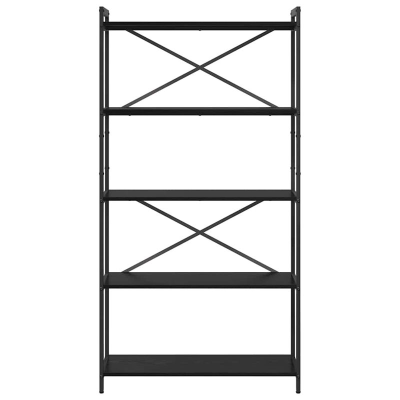 Casa si Gradina - Mobilier - Biblioteci si rafturi - Biblioteci - Biblioteca Stejar negru 80 x 30 x 153 cm Lemn compozit - Infinity.ro