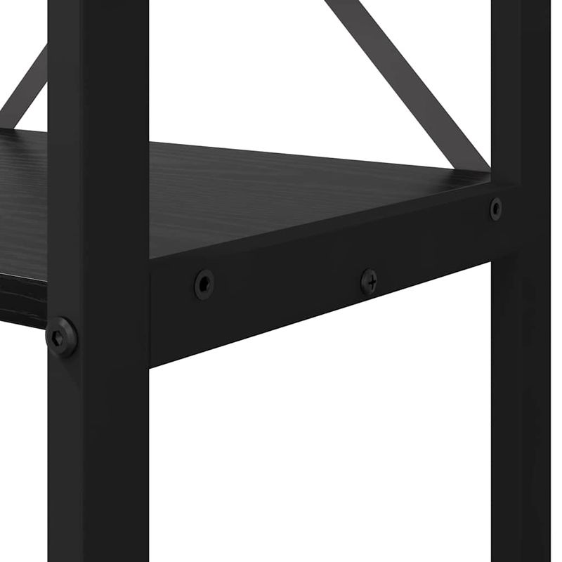 Casa si Gradina - Mobilier - Biblioteci si rafturi - Biblioteci - Biblioteca Stejar negru 80 x 30 x 153 cm Lemn compozit - Infinity.ro