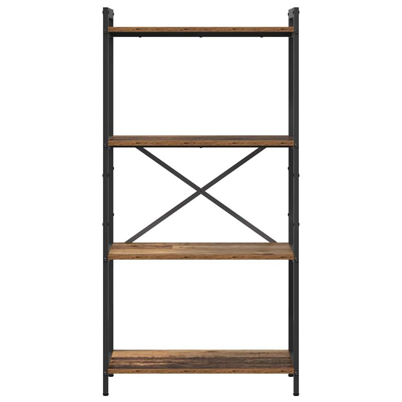 Casa si Gradina - Mobilier - Biblioteci si rafturi - Biblioteci - Biblioteca Lemn vechi 60 x 30 x 118 cm Lemn si otel - Infinity.ro