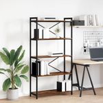 Casa si Gradina - Mobilier - Biblioteci si rafturi - Biblioteci - Biblioteca Stejar afumat 80 x 30 x 153 cm Lemn compozit - Infinity.ro