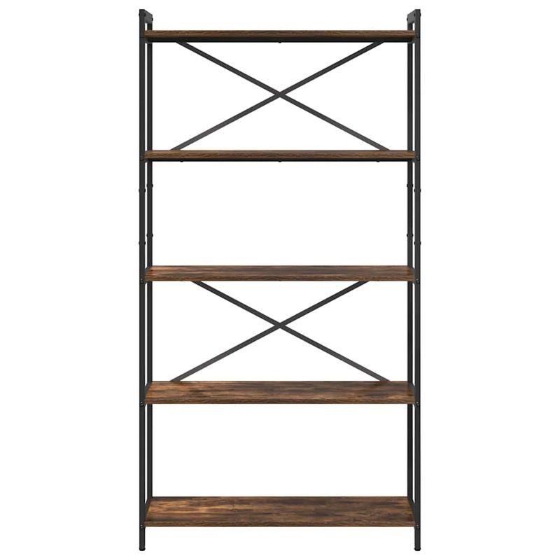 Casa si Gradina - Mobilier - Biblioteci si rafturi - Biblioteci - Biblioteca Stejar afumat 80 x 30 x 153 cm Lemn compozit - Infinity.ro