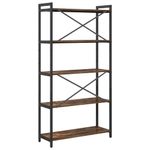 Casa si Gradina - Mobilier - Biblioteci si rafturi - Biblioteci - Biblioteca Stejar afumat 80 x 30 x 153 cm Lemn compozit - Infinity.ro