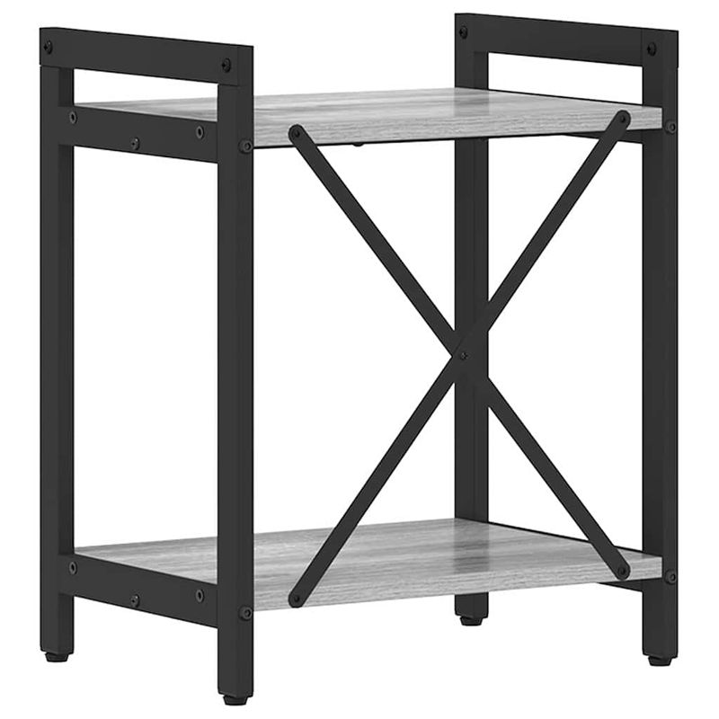 Casa si Gradina - Mobilier - Biblioteci si rafturi - Biblioteci - Biblioteca sonoma gri 40 x 30 x 48.5 cm Lemn compozit - Infinity.ro