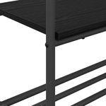 Casa si Gradina - Mobilier - Organizare si depozitare - Cuiere - Suport pentru haine cu rafturi Stejar negru 77 x 30 x 171 cm - Infinity.ro