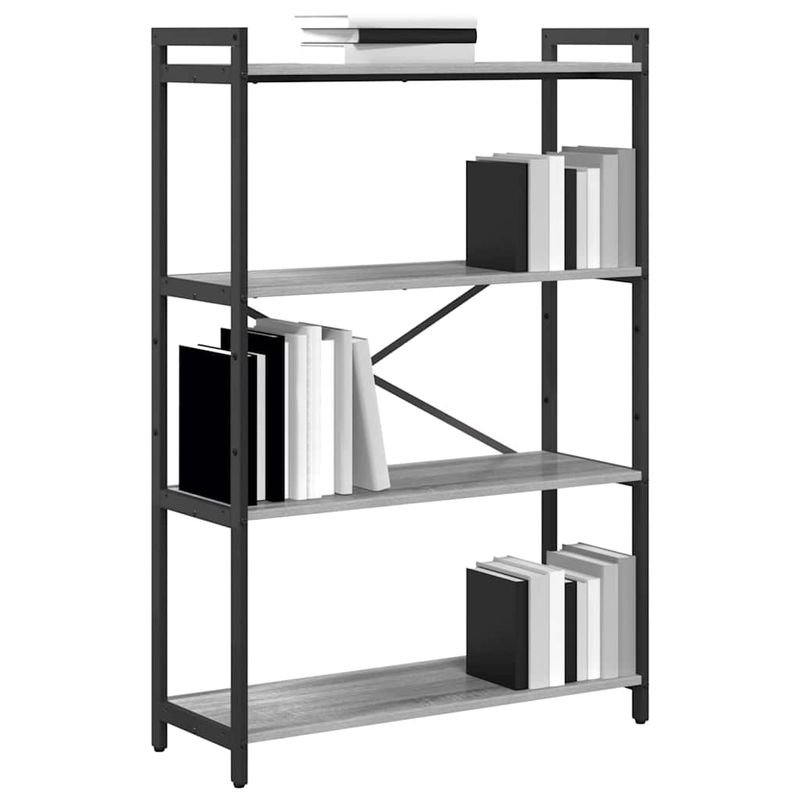 Casa si Gradina - Mobilier - Biblioteci si rafturi - Biblioteci - Biblioteca sonoma gri 80 x 30 x 118 cm Lemn compozit - Infinity.ro