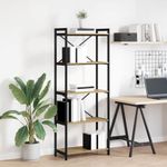 Casa si Gradina - Mobilier - Biblioteci si rafturi - Biblioteci - Biblioteca stejar artizanal 60 x 30 x 153 cm Lemn compozit - Infinity.ro