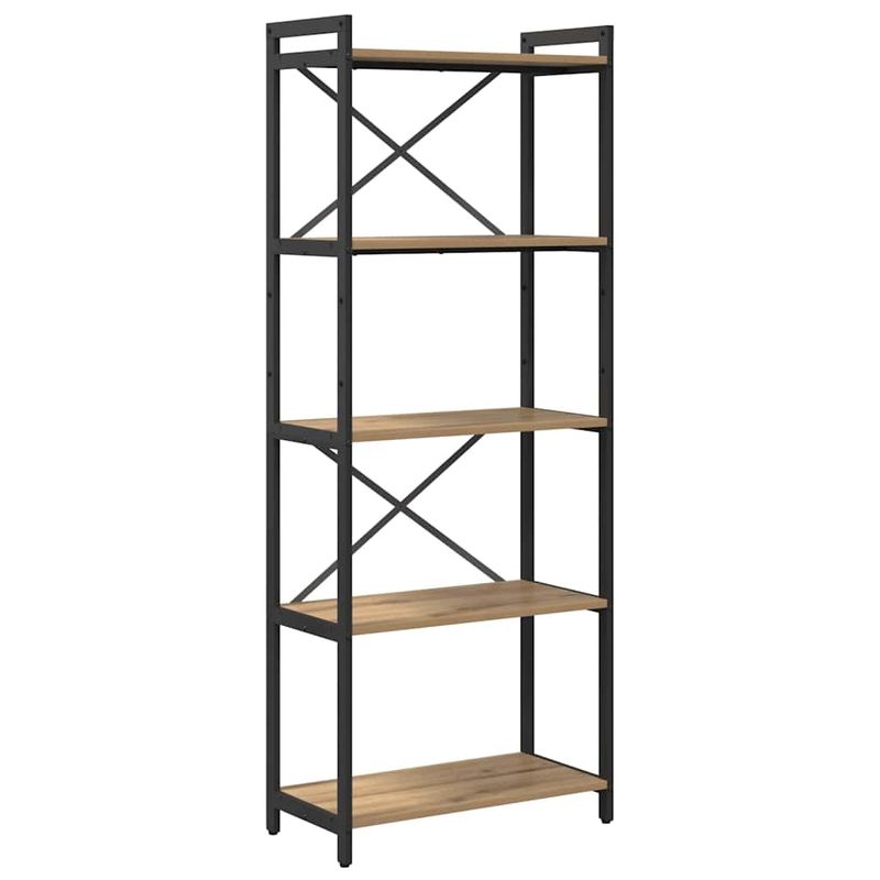 Casa si Gradina - Mobilier - Biblioteci si rafturi - Biblioteci - Biblioteca stejar artizanal 60 x 30 x 153 cm Lemn compozit - Infinity.ro