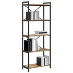 Casa si Gradina - Mobilier - Biblioteci si rafturi - Biblioteci - Biblioteca stejar artizanal 60 x 30 x 153 cm Lemn compozit - Infinity.ro