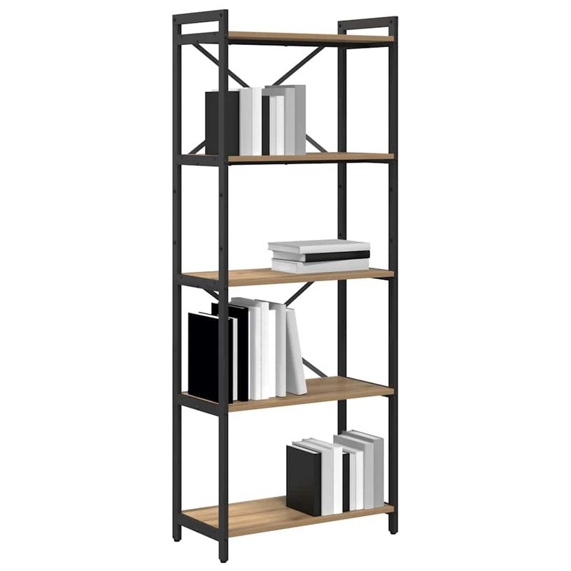 Casa si Gradina - Mobilier - Biblioteci si rafturi - Biblioteci - Biblioteca stejar artizanal 60 x 30 x 153 cm Lemn compozit - Infinity.ro