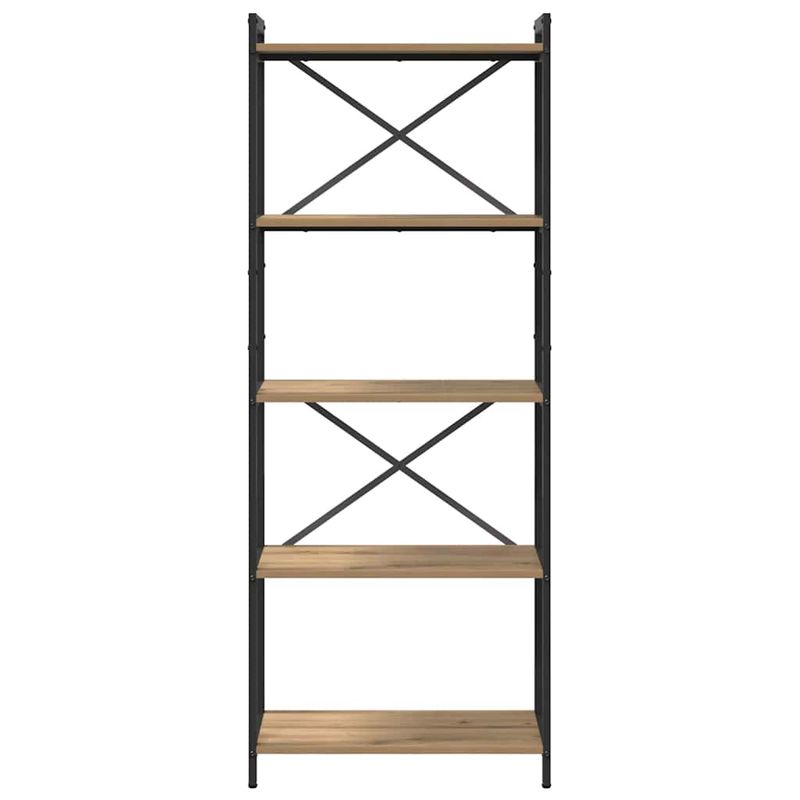 Casa si Gradina - Mobilier - Biblioteci si rafturi - Biblioteci - Biblioteca stejar artizanal 60 x 30 x 153 cm Lemn compozit - Infinity.ro