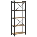 Casa si Gradina - Mobilier - Biblioteci si rafturi - Biblioteci - Biblioteca stejar artizanal 60 x 30 x 153 cm Lemn compozit - Infinity.ro