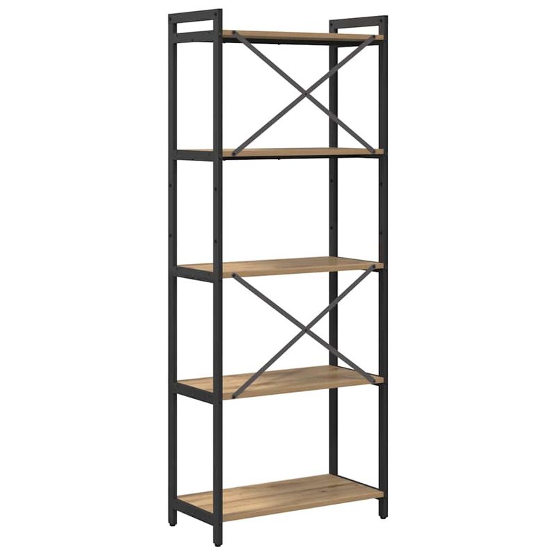 Casa si Gradina - Mobilier - Biblioteci si rafturi - Biblioteci - Biblioteca stejar artizanal 60 x 30 x 153 cm Lemn compozit - Infinity.ro