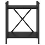 Casa si Gradina - Mobilier - Biblioteci si rafturi - Biblioteci - Biblioteca Stejar negru 40 x 30 x 48.5 cm Lemn compozit - Infinity.ro