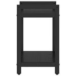 Casa si Gradina - Mobilier - Biblioteci si rafturi - Biblioteci - Biblioteca Stejar negru 40 x 30 x 48.5 cm Lemn compozit - Infinity.ro