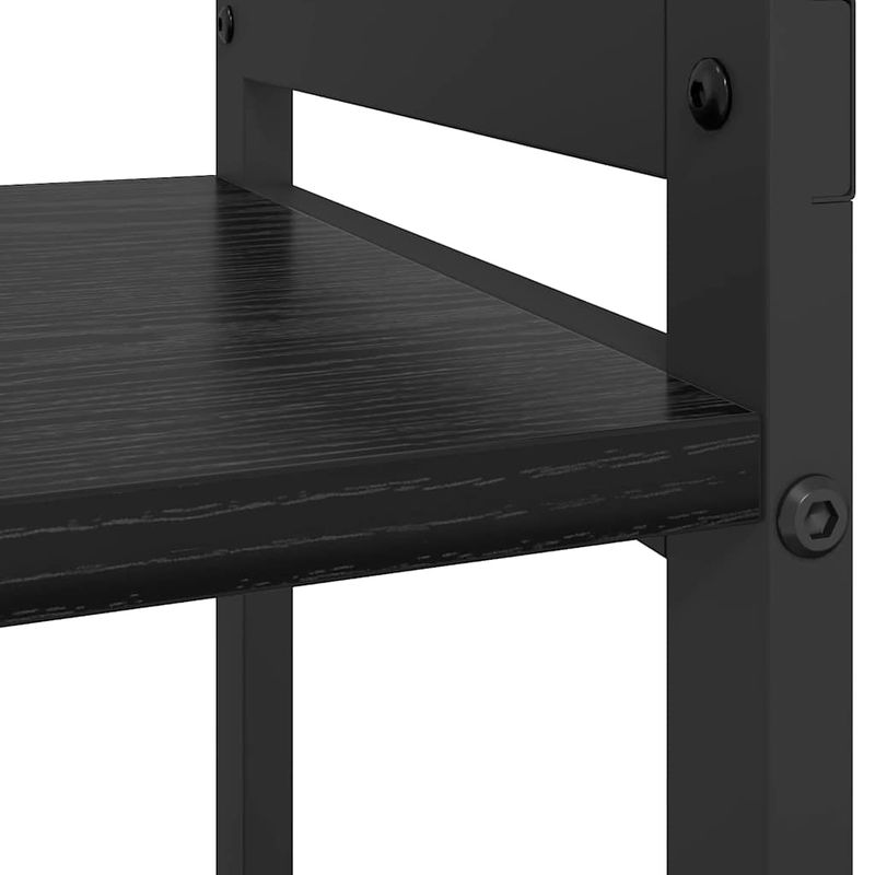 Casa si Gradina - Mobilier - Biblioteci si rafturi - Biblioteci - Biblioteca Stejar negru 40 x 30 x 48.5 cm Lemn compozit - Infinity.ro