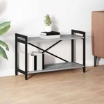 Casa si Gradina - Mobilier - Biblioteci si rafturi - Biblioteci - Biblioteca sonoma gri 80 x 30 x 48.5 cm Lemn compozit - Infinity.ro