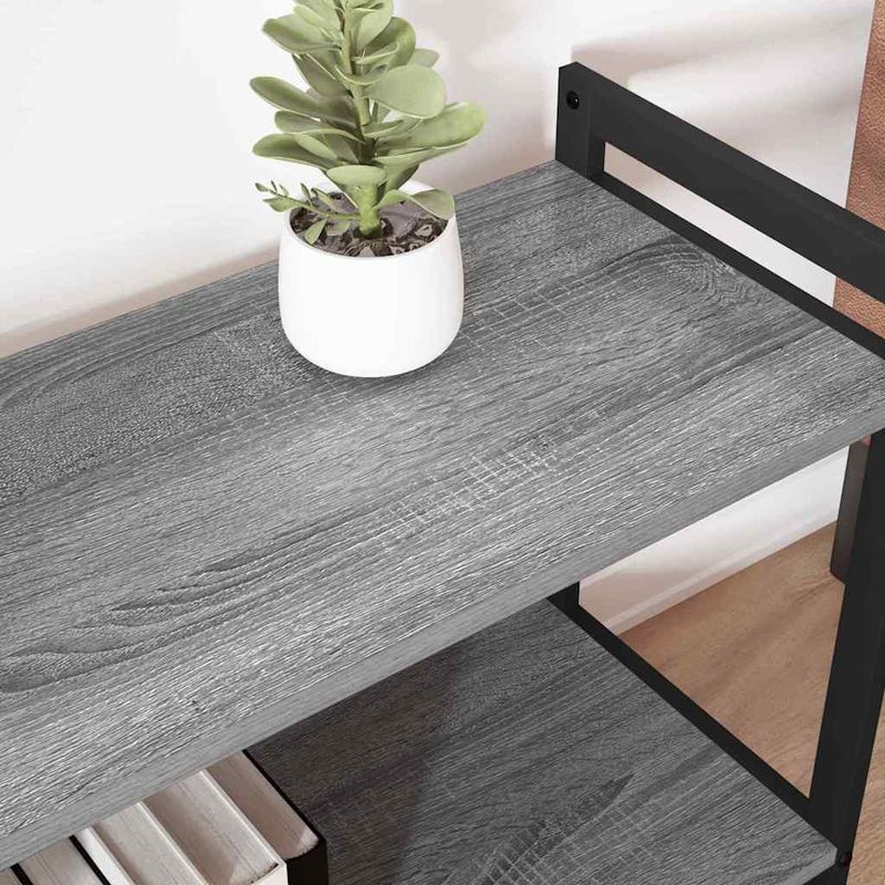Casa si Gradina - Mobilier - Biblioteci si rafturi - Biblioteci - Biblioteca sonoma gri 80 x 30 x 48.5 cm Lemn compozit - Infinity.ro