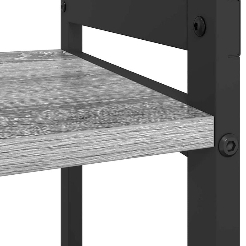 Casa si Gradina - Mobilier - Biblioteci si rafturi - Biblioteci - Biblioteca sonoma gri 80 x 30 x 48.5 cm Lemn compozit - Infinity.ro