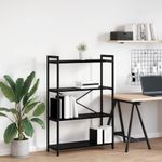 Casa si Gradina - Mobilier - Biblioteci si rafturi - Biblioteci - Biblioteca Stejar negru 80 x 30 x 118 cm Lemn compozit - Infinity.ro