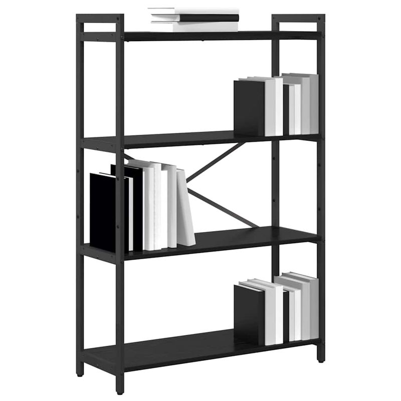 Casa si Gradina - Mobilier - Biblioteci si rafturi - Biblioteci - Biblioteca Stejar negru 80 x 30 x 118 cm Lemn compozit - Infinity.ro