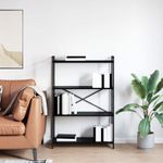 Casa si Gradina - Mobilier - Biblioteci si rafturi - Biblioteci - Biblioteca Stejar negru 80 x 30 x 118 cm Lemn compozit - Infinity.ro