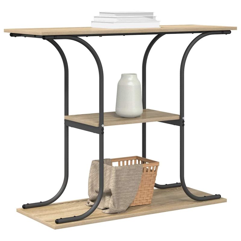 Casa si Gradina - Mobilier - Comode si corpuri - Console - Masa de consola Stejar sonoma 101 x 35 x 80.5 cm Lemn compozit - Infinity.ro