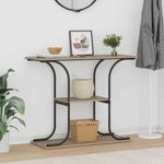 Casa si Gradina - Mobilier - Comode si corpuri - Console - Masa de consola Stejar sonoma 101 x 35 x 80.5 cm Lemn compozit - Infinity.ro