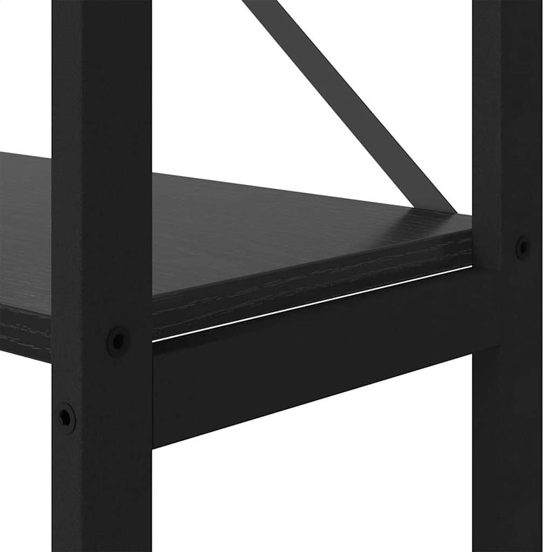 Casa si Gradina - Mobilier - Biblioteci si rafturi - Biblioteci - Raft pentru carti Stejar negru 156 x 25 x 167.5 cm - Infinity.ro