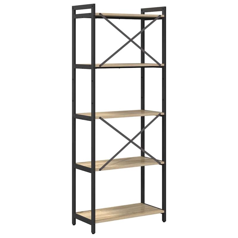 Casa si Gradina - Mobilier - Biblioteci si rafturi - Biblioteci - Biblioteca Stejar sonoma 60 x 30 x 153 cm Lemn compozit - Infinity.ro