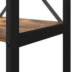 Casa si Gradina - Mobilier - Biblioteci si rafturi - Biblioteci - Biblioteca Stejar afumat 80 x 30 x 188 cm Lemn si otel - Infinity.ro