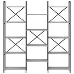 Casa si Gradina - Mobilier - Biblioteci si rafturi - Biblioteci - Raft pentru carti sonoma gri 156 x 25 x 167.5 cm Lemn compozit - Infinity.ro