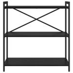 Casa si Gradina - Mobilier - Biblioteci si rafturi - Biblioteci - Biblioteca Stejar negru 80 x 30 x 83 cm Lemn compozit - Infinity.ro