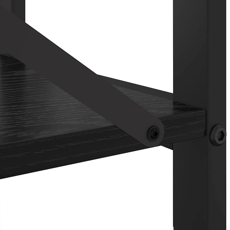 Casa si Gradina - Mobilier - Biblioteci si rafturi - Biblioteci - Biblioteca Stejar negru 80 x 30 x 83 cm Lemn compozit - Infinity.ro