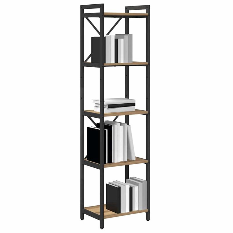 Casa si Gradina - Mobilier - Biblioteci si rafturi - Biblioteci - Biblioteca stejar artizanal 40 x 30 x 153 cm Lemn compozit - Infinity.ro