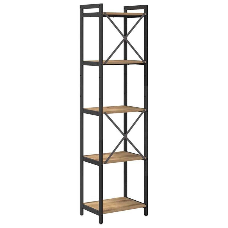 Casa si Gradina - Mobilier - Biblioteci si rafturi - Biblioteci - Biblioteca stejar artizanal 40 x 30 x 153 cm Lemn compozit - Infinity.ro