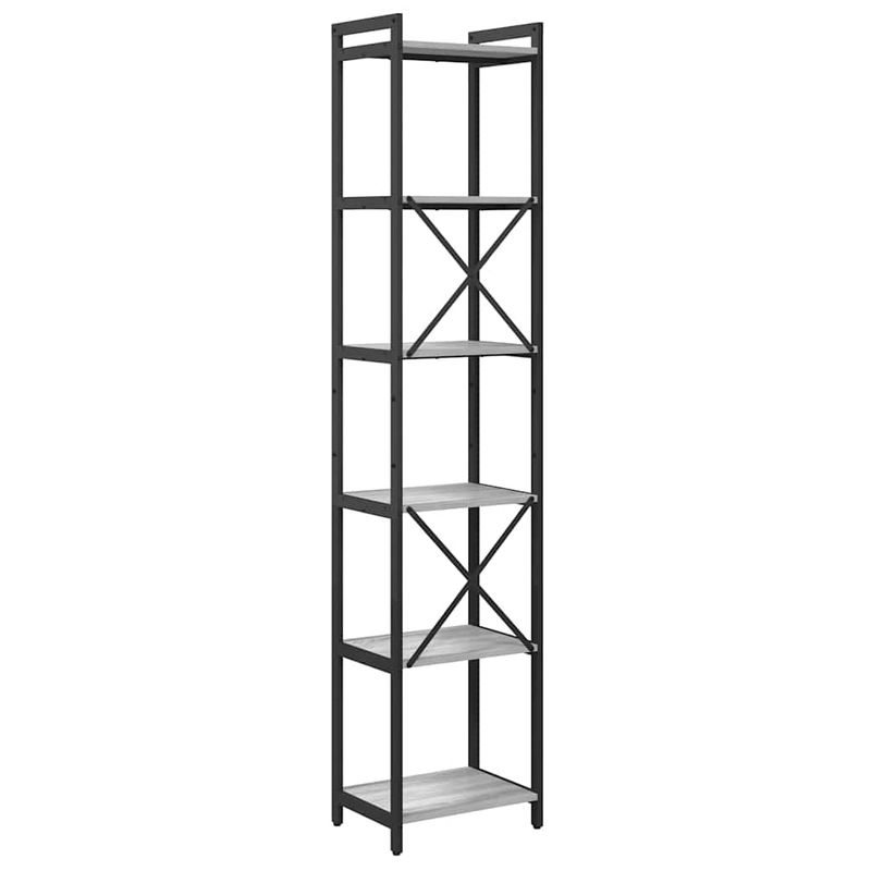 Casa si Gradina - Mobilier - Biblioteci si rafturi - Biblioteci - Biblioteca sonoma gri 40 x 30 x 188 cm Lemn compozit - Infinity.ro
