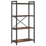Casa si Gradina - Mobilier - Biblioteci si rafturi - Biblioteci - Biblioteca Stejar afumat 60 x 30 x 118 cm PAL - Infinity.ro