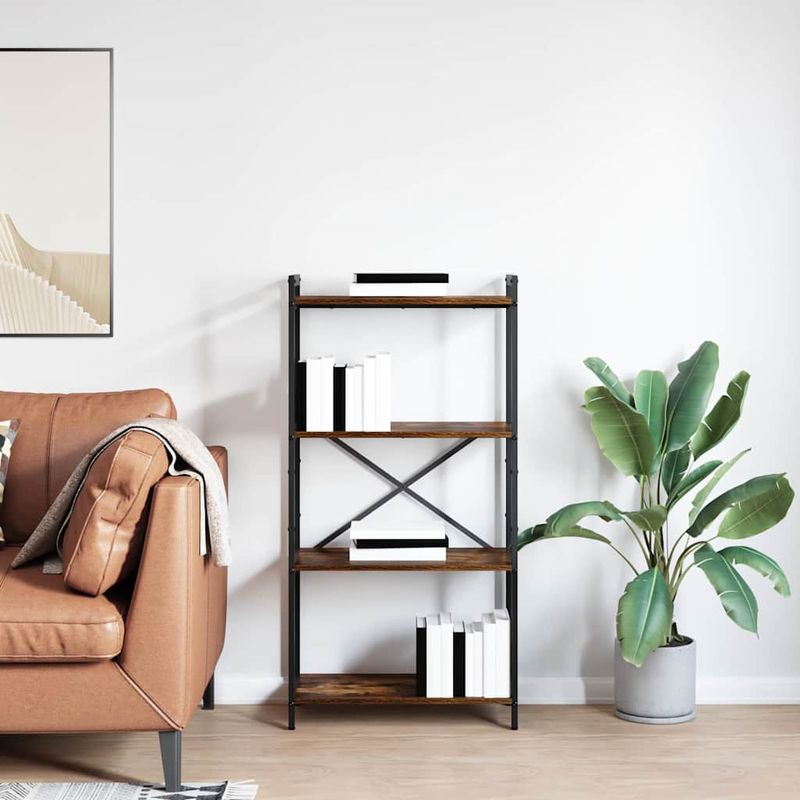 Casa si Gradina - Mobilier - Biblioteci si rafturi - Biblioteci - Biblioteca Stejar afumat 60 x 30 x 118 cm PAL - Infinity.ro