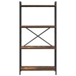 Casa si Gradina - Mobilier - Biblioteci si rafturi - Biblioteci - Biblioteca Stejar afumat 60 x 30 x 118 cm PAL - Infinity.ro