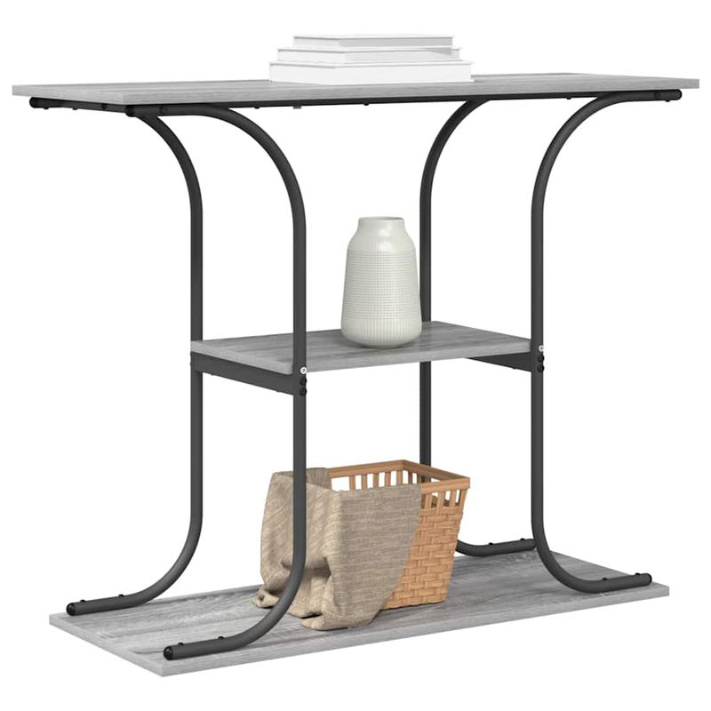 Casa si Gradina - Mobilier - Comode si corpuri - Console - Masa de consola sonoma gri 101 x 35 x 80.5 cm Lemn compozit - Infinity.ro