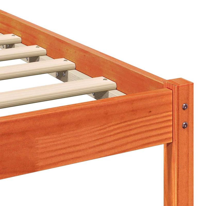 Casa si Gradina - Mobilier - Paturi si accesorii - Paturi - Cadru de pat Maro ceruit 75 x 190 cm Lemn de brad - Infinity.ro