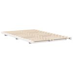 Casa si Gradina - Mobilier - Paturi si accesorii - Paturi - Cadru de pat de podea Alb 120 x190 cm Lemn masiv de pin - Infinity.ro
