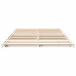 Casa si Gradina - Mobilier - Paturi si accesorii - Paturi - Cadru de pat de podea Alb 120 x190 cm Lemn masiv de pin - Infinity.ro