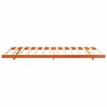 Casa si Gradina - Mobilier - Paturi si accesorii - Paturi - Cadru de pat de podea Maro ceruit 80 x 220 cm Lemn masiv de pin - Infinity.ro