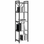 Casa si Gradina - Mobilier - Biblioteci si rafturi - Biblioteci - Biblioteca sonoma gri 40 x 30 x 153 cm Lemn compozit - Infinity.ro