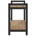 Casa si Gradina - Mobilier - Biblioteci si rafturi - Biblioteci - Biblioteca stejar artizanal 80 x 30 x 48.5 cm Lemn compozit - Infinity.ro