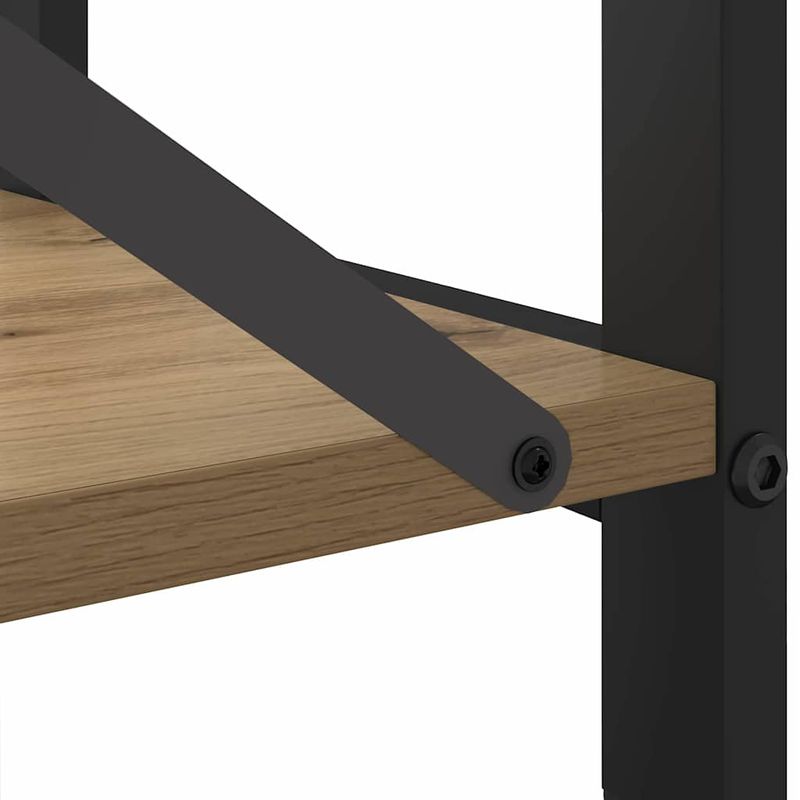 Casa si Gradina - Mobilier - Biblioteci si rafturi - Biblioteci - Biblioteca stejar artizanal 80 x 30 x 48.5 cm Lemn compozit - Infinity.ro