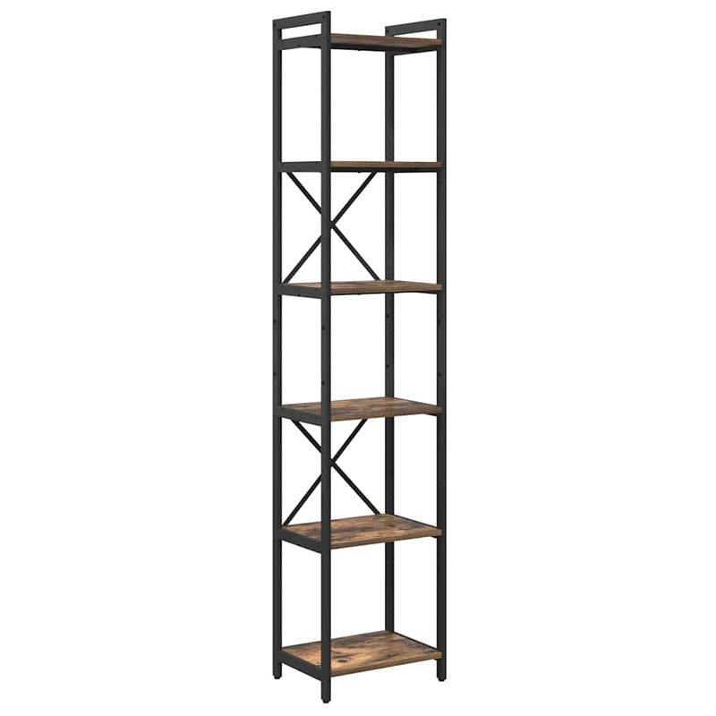 Casa si Gradina - Mobilier - Biblioteci si rafturi - Biblioteci - Biblioteca Stejar afumat 40 x 30 x 188 cm Lemn compozit - Infinity.ro