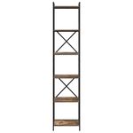 Casa si Gradina - Mobilier - Biblioteci si rafturi - Biblioteci - Biblioteca Stejar afumat 40 x 30 x 188 cm Lemn compozit - Infinity.ro